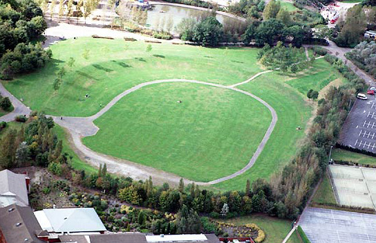 View of Arena from the air